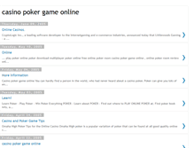 Tablet Screenshot of casino-poker-game-online-.blogspot.com