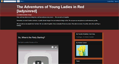 Desktop Screenshot of ladysinred.blogspot.com