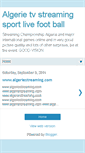 Mobile Screenshot of algerietv-sport.blogspot.com