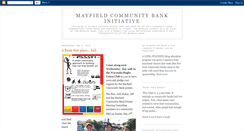 Desktop Screenshot of mayfieldcommunitybank.blogspot.com