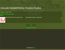 Tablet Screenshot of nekretninevelikaplana.blogspot.com