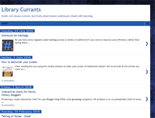 Tablet Screenshot of librarycurrants.blogspot.com