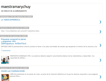 Tablet Screenshot of maestramarychuy.blogspot.com
