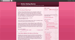 Desktop Screenshot of myonlinedatingdiaries.blogspot.com