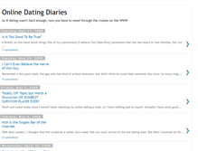 Tablet Screenshot of myonlinedatingdiaries.blogspot.com