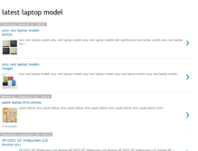 Tablet Screenshot of latestlaptopmodel.blogspot.com
