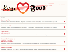 Tablet Screenshot of kirsilovesfood.blogspot.com