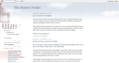 Desktop Screenshot of modestnudist.blogspot.com
