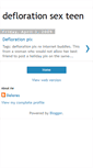 Mobile Screenshot of deflorationsexbag.blogspot.com