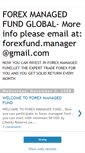 Mobile Screenshot of forex-managed-fund.blogspot.com