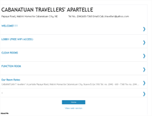 Tablet Screenshot of cabanatuantravellers.blogspot.com