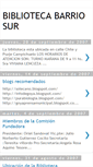 Mobile Screenshot of bibliotecabarriosur.blogspot.com