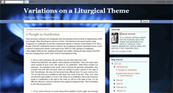 Desktop Screenshot of liturgicalvariations.blogspot.com