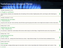 Tablet Screenshot of liturgicalvariations.blogspot.com