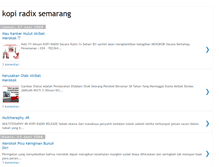 Tablet Screenshot of kopiradixsemarang.blogspot.com