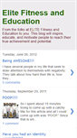 Mobile Screenshot of elitefitnessandeducation.blogspot.com