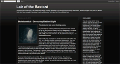 Desktop Screenshot of lairofthebastard.blogspot.com