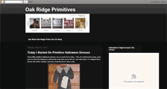 Desktop Screenshot of oakridgeprimitives.blogspot.com
