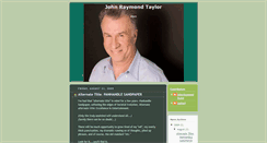 Desktop Screenshot of johnraymondtaylor.blogspot.com