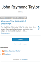 Mobile Screenshot of johnraymondtaylor.blogspot.com