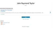 Tablet Screenshot of johnraymondtaylor.blogspot.com