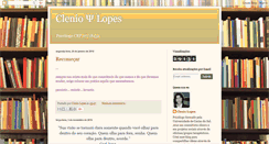 Desktop Screenshot of cleniolopes.blogspot.com