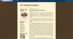 Desktop Screenshot of cpcpasadena.blogspot.com