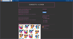 Desktop Screenshot of corsets4ever.blogspot.com