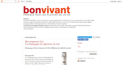 Desktop Screenshot of bonvivantetplus.blogspot.com