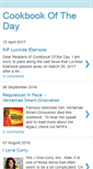 Mobile Screenshot of cookbookoftheday.blogspot.com