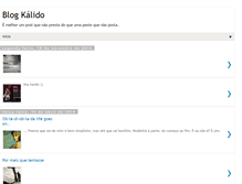 Tablet Screenshot of kaliblog.blogspot.com