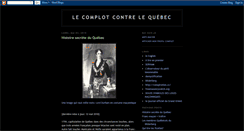 Desktop Screenshot of complotquebec.blogspot.com