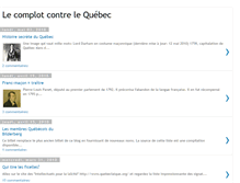 Tablet Screenshot of complotquebec.blogspot.com