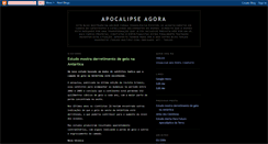 Desktop Screenshot of apocalipseagora.blogspot.com