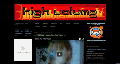 Desktop Screenshot of high-volume.blogspot.com