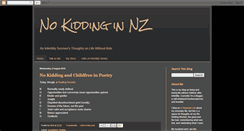 Desktop Screenshot of nokiddinginnz.blogspot.com