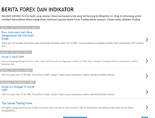 Tablet Screenshot of indikatorberitaforex.blogspot.com