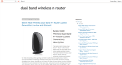 Desktop Screenshot of dualbandwirelessnrouter.blogspot.com