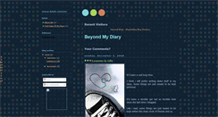 Desktop Screenshot of beyondmydiary.blogspot.com