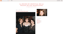 Desktop Screenshot of la-reine-du-festival-de-la-fraise.blogspot.com