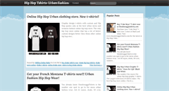 Desktop Screenshot of hip-hop-t-shirts.blogspot.com