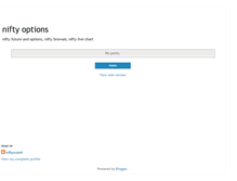 Tablet Screenshot of niftybrowser-niftyoptions.blogspot.com