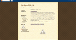 Desktop Screenshot of incredibleale.blogspot.com