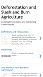 Mobile Screenshot of deforestationslashandburn.blogspot.com