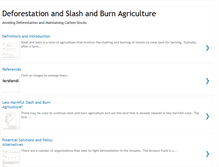 Tablet Screenshot of deforestationslashandburn.blogspot.com