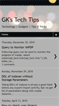Mobile Screenshot of gktechtips.blogspot.com