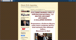 Desktop Screenshot of diariowebargentina.blogspot.com