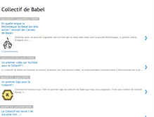 Tablet Screenshot of collectifdebabel.blogspot.com