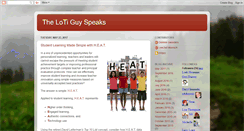 Desktop Screenshot of lotiguyspeaks.blogspot.com