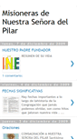 Mobile Screenshot of misionerasdelpilar.blogspot.com